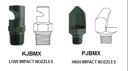 Low and High Impact Nozzles